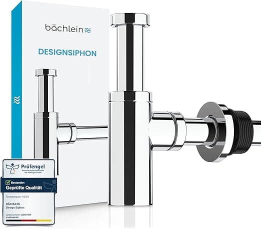 Bächlein Premium-Design-Siphon Edelstahl 304 + Messing – Vergleich Siphon