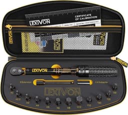 LEXIVON LX-191 Drehmomentschlüssel 1/4 Zoll 2–26 Nm Bit-Set