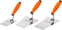 Maurerkelle – Testsieger Mivos Trapezkellen-Set 3-teilig 130/160/180