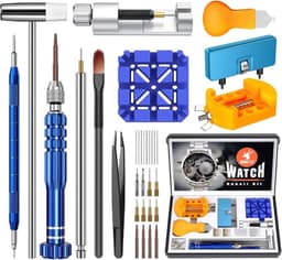 Uhrmacherwerkzeug – Testsieger Jorest Uhrmacherwerkzeug-Set Batterie & Armband