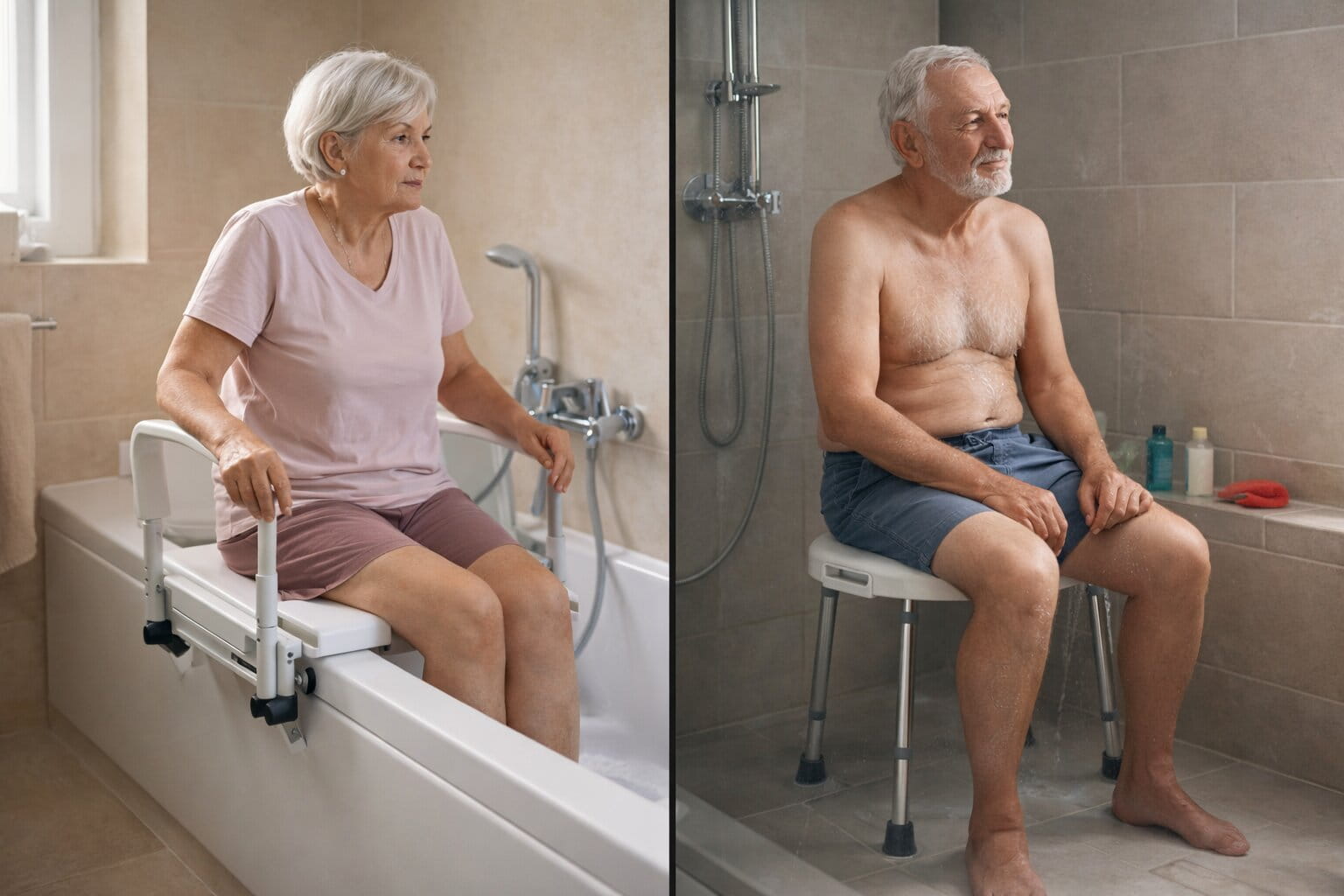 Badewannensitz und Duschhocker im Vergleich – Entscheidungshilfe für sicheres Baden und Duschen