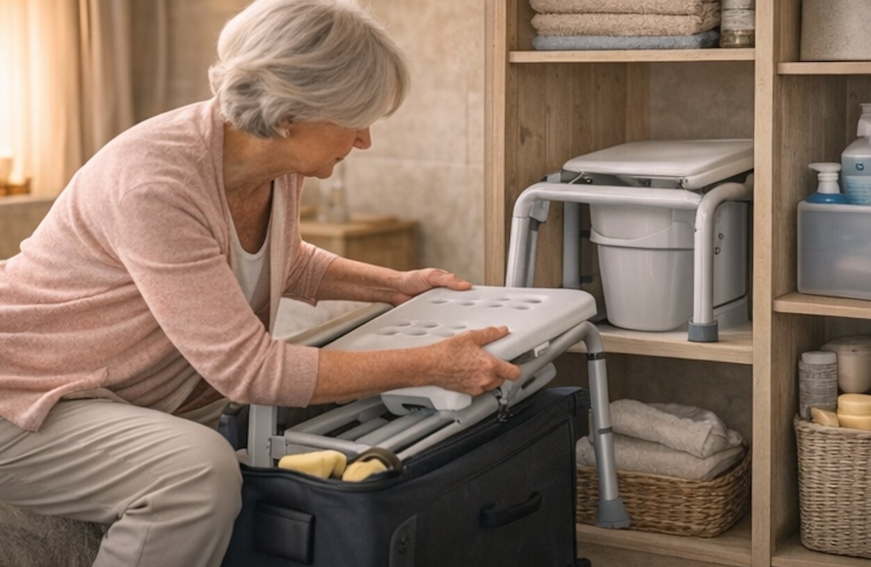 Pflegehilfsmittel auf Reisen