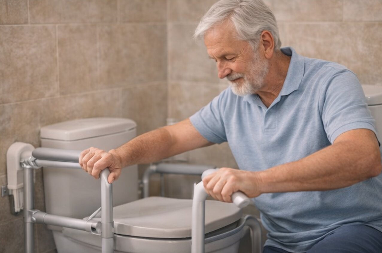 Sturzgefahr im Bad reduzieren