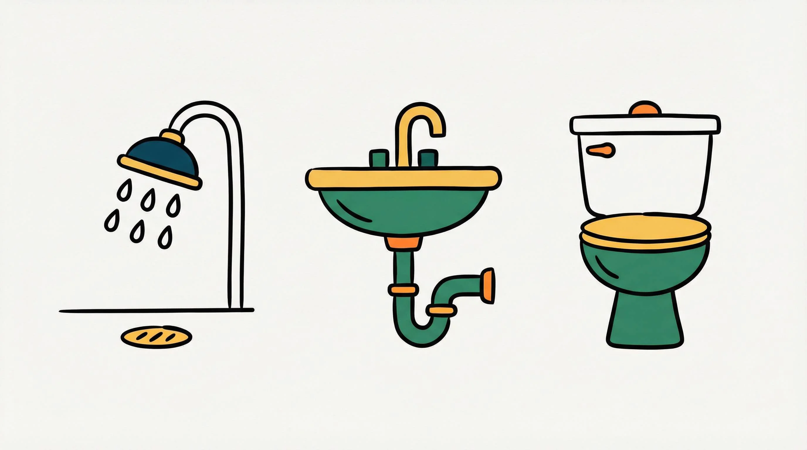 Rohrreinigung im Bad: Spezielle Tipps für Dusche, Waschbecken & WC