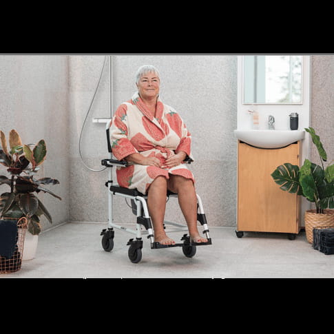 Was ist ein fahrbarer Toilettenstuhl?