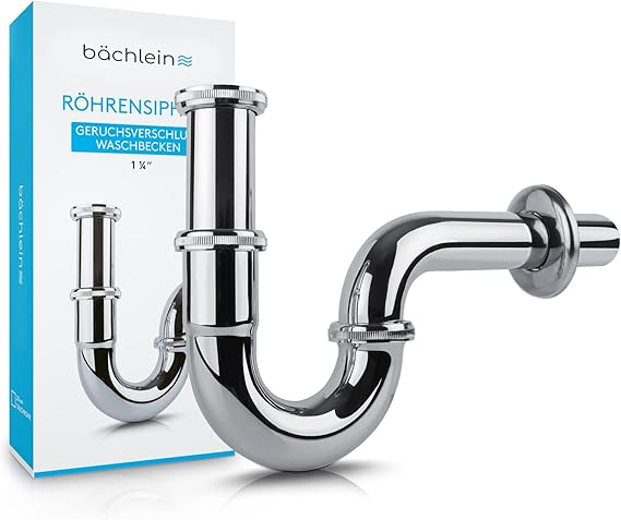 Bächlein Bächlein Universal-Siphon Waschbecken verchromt Messing - Produktbild