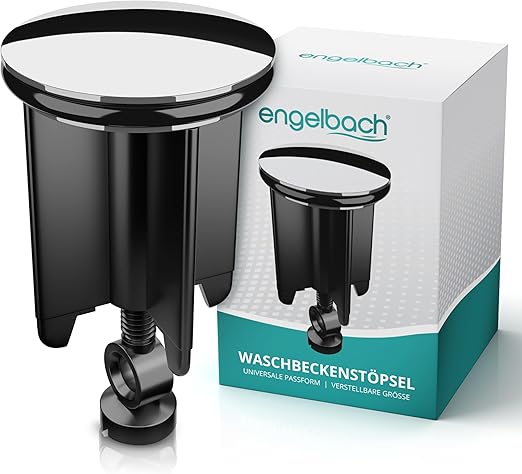 Engelbach Spülbeckenstöpsel 40 mm Universal, wackelfrei, höhenverstellbar