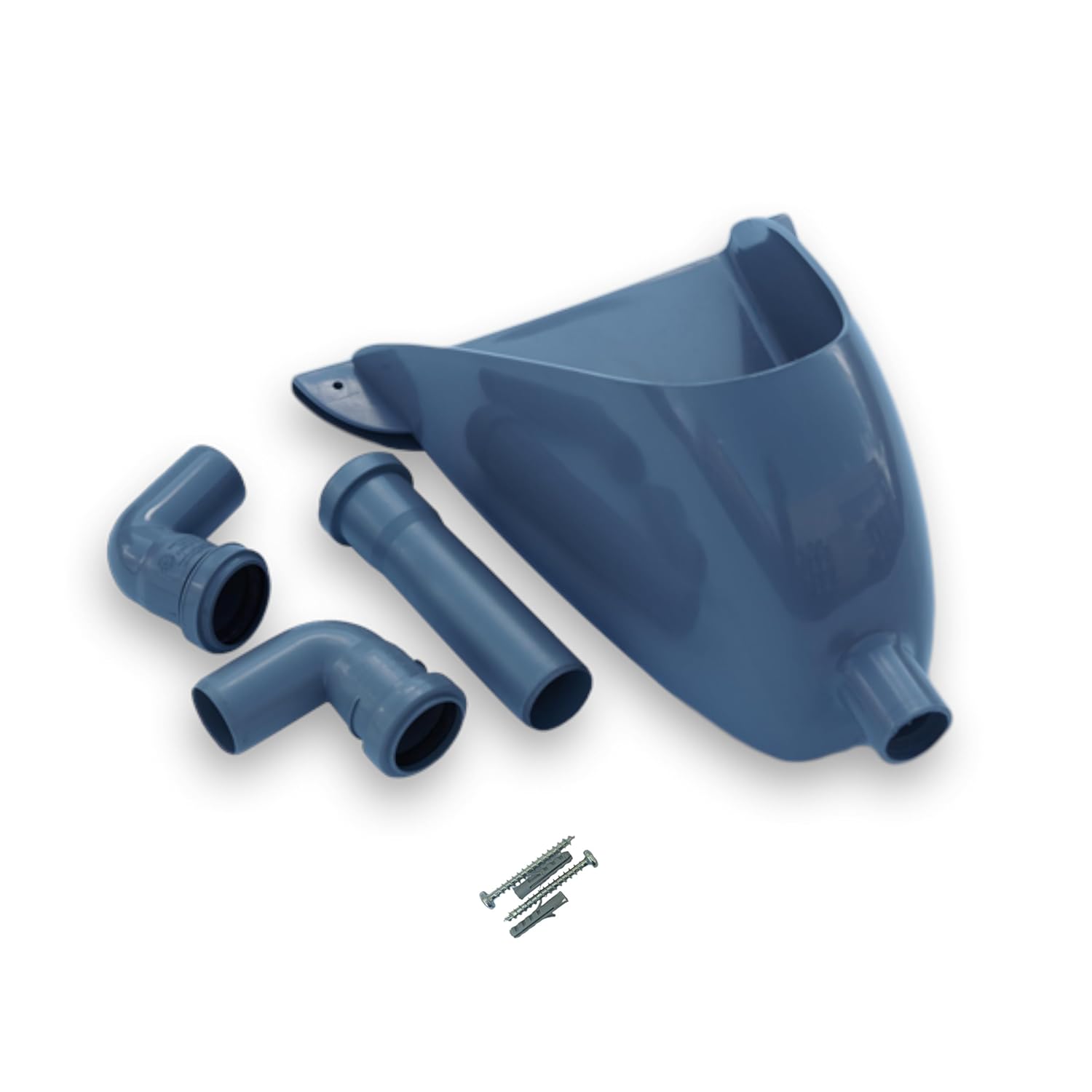 Varie Urinal glänzend mit HT-Rohr DN40