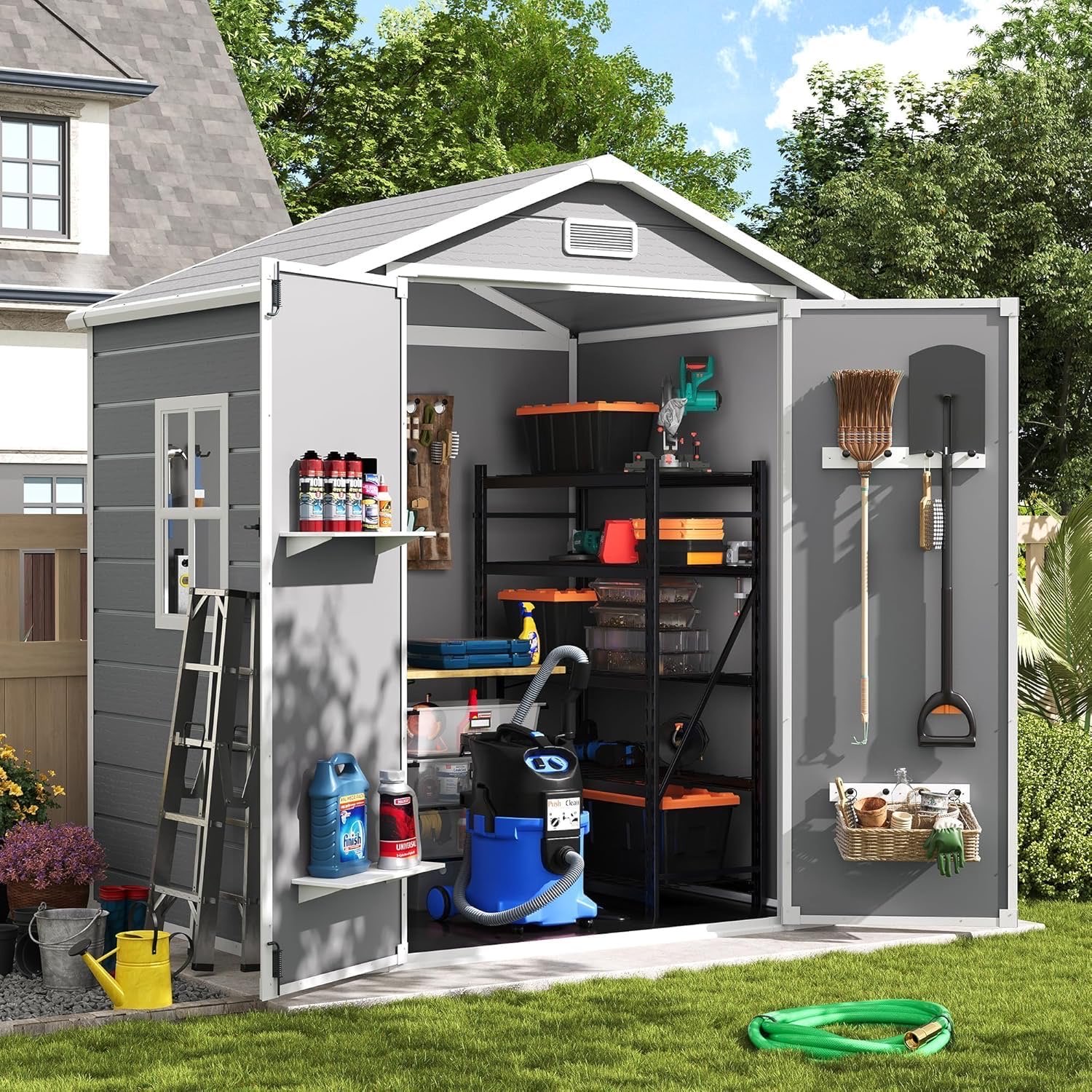 Gartenhaus Kunststoff Produktbild