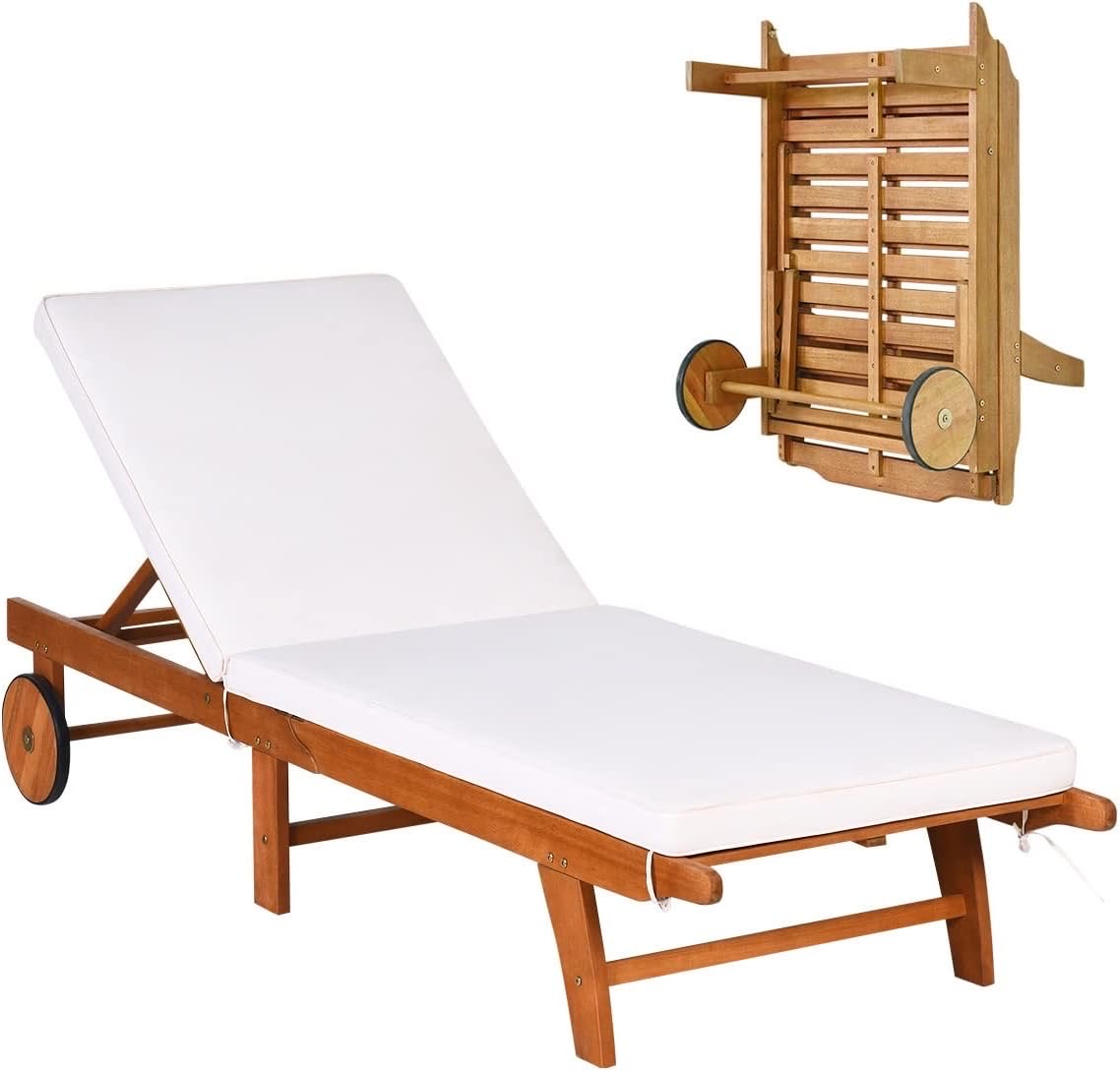 Gartenliege Holz Produktbild