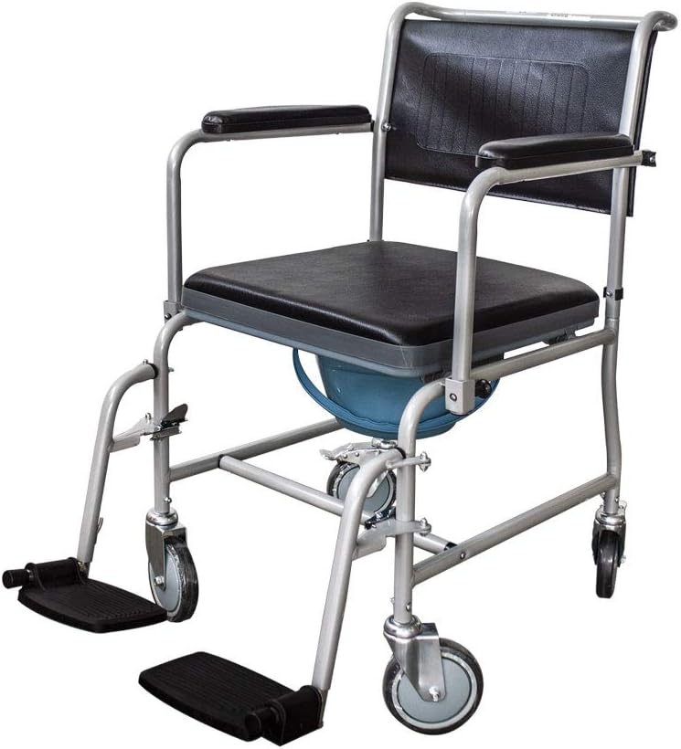 Mobiclinic Ancla Toilettenstuhl mit Rollen