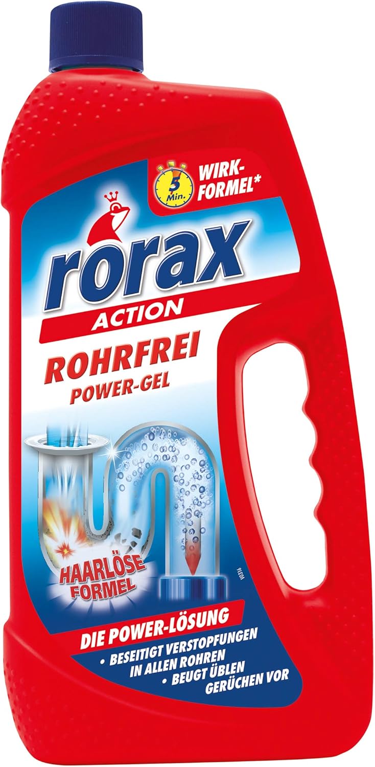 Rorax Rohrfrei Power-Gel - schneller Rohrreiniger