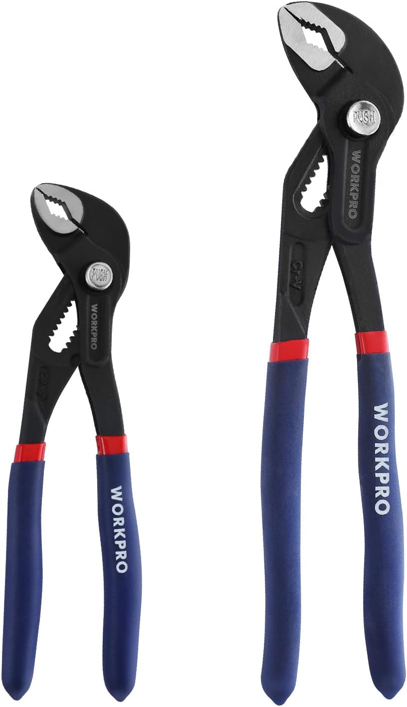 WORKPRO Wasserpumpenzangen 2er-Set 180+250mm von WORKPRO - Set-Empfehlung