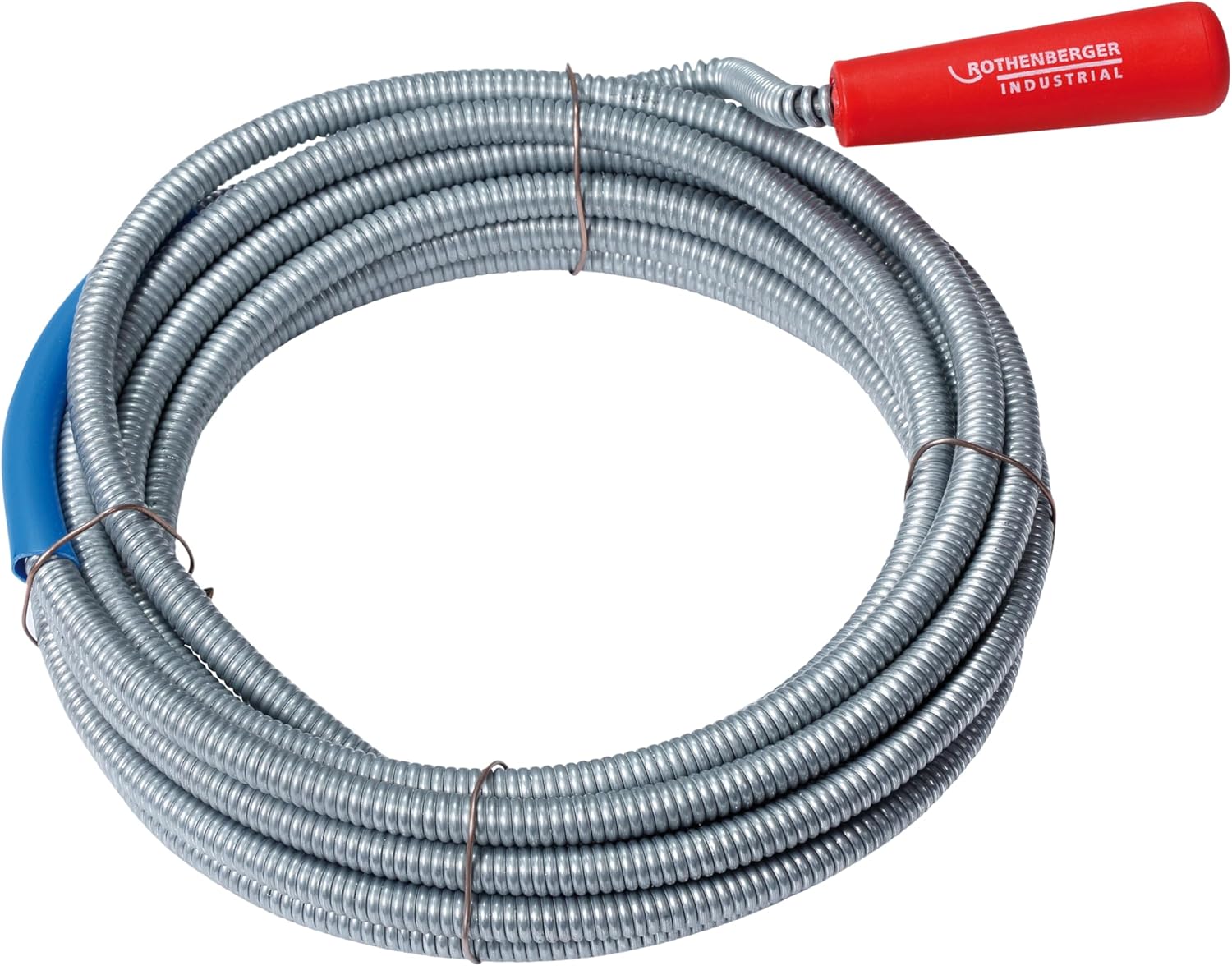 ROTHENBERGER Industrial Rohrreinigungsspirale 7m mit Rückholbohrer von ROTHENBERGER - 7 m