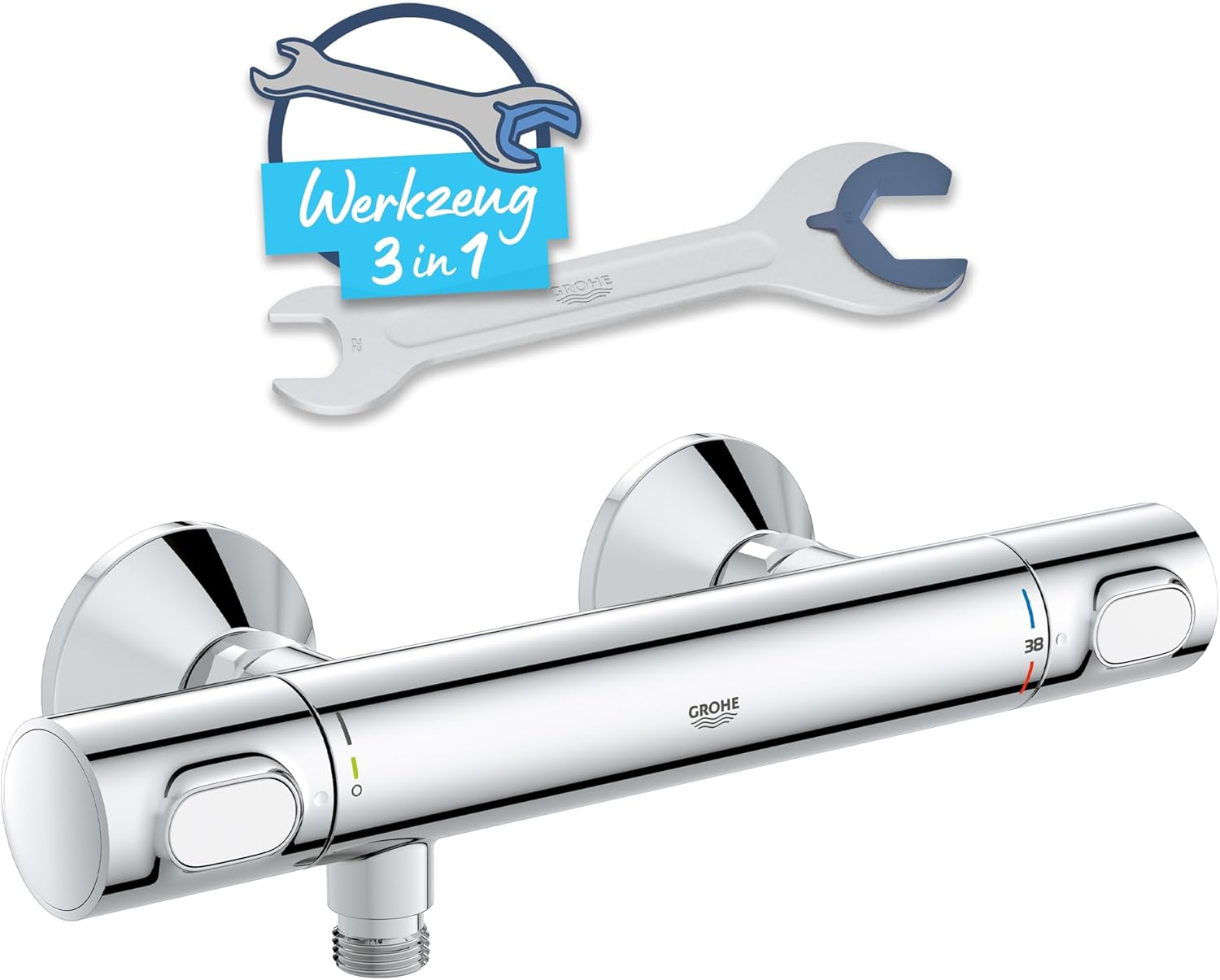 GROHE GROHE Precision Flow Thermostat-Duscharmatur - Produktbild